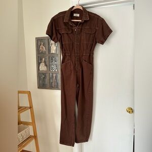 WE THE FREE FREE PEOPLE MARCI DENIM COVERALL OVERALL